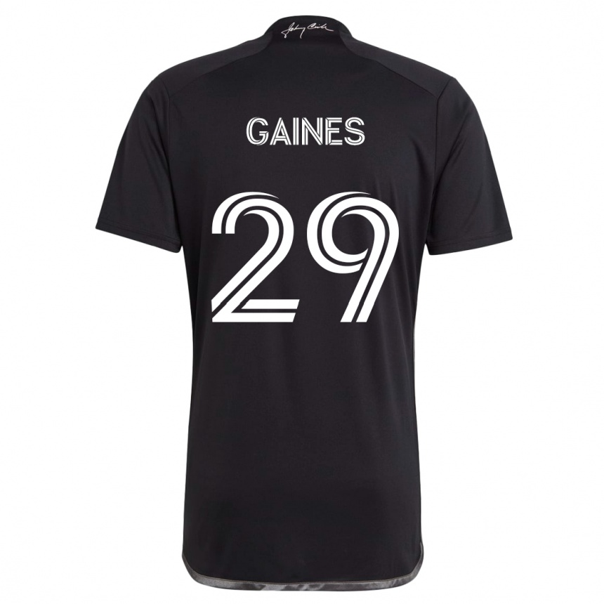 Vaikiškas Julian Gaines #29 Juoda Išvykos Marškinėliai 2024/25 T-Shirt