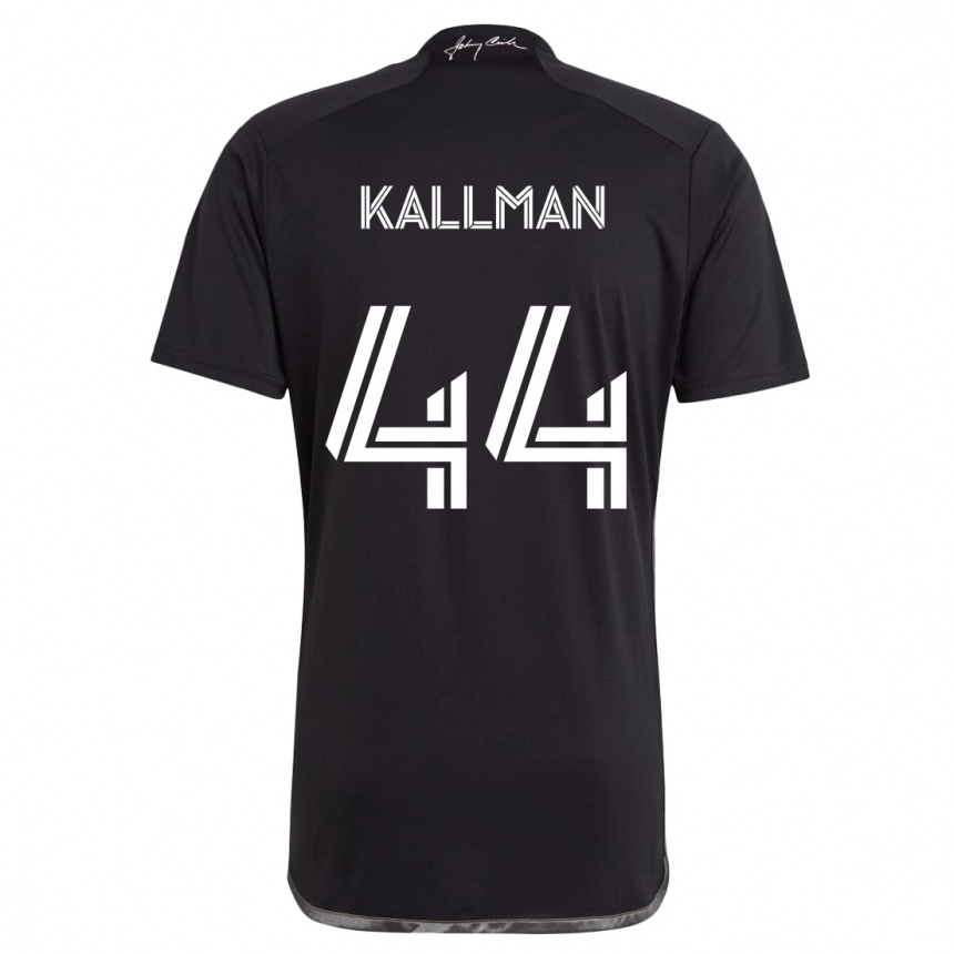 Vaikiškas Brent Kallman #44 Juoda Išvykos Marškinėliai 2024/25 T-Shirt