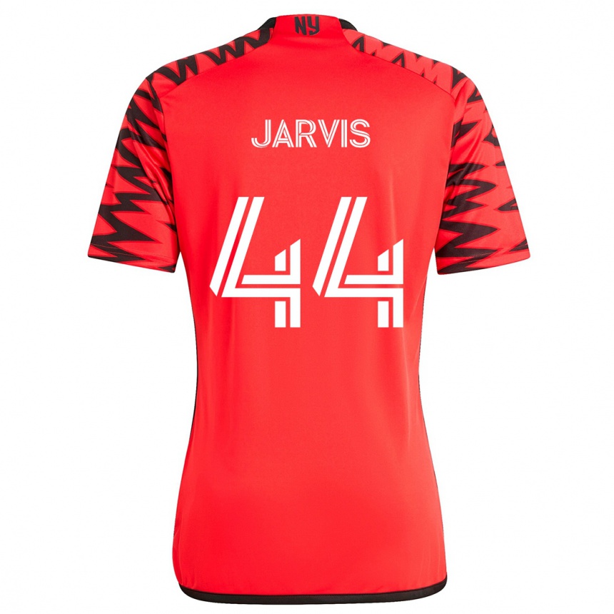 Vaikiškas Aiden Jarvis #44 Raudona Juoda Balta Išvykos Marškinėliai 2024/25 T-Shirt