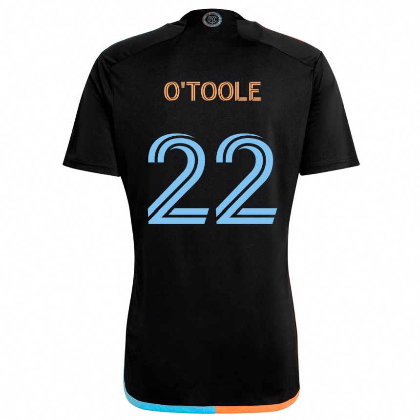 Vaikiškas Kevin O'toole #22 Juoda Oranžinė Mėlyna Išvykos Marškinėliai 2024/25 T-Shirt