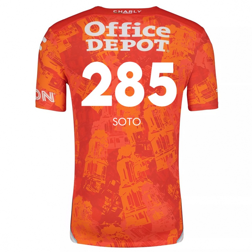 Vaikiškas Edwin Soto #285 Oranžinė Balta Išvykos Marškinėliai 2024/25 T-Shirt