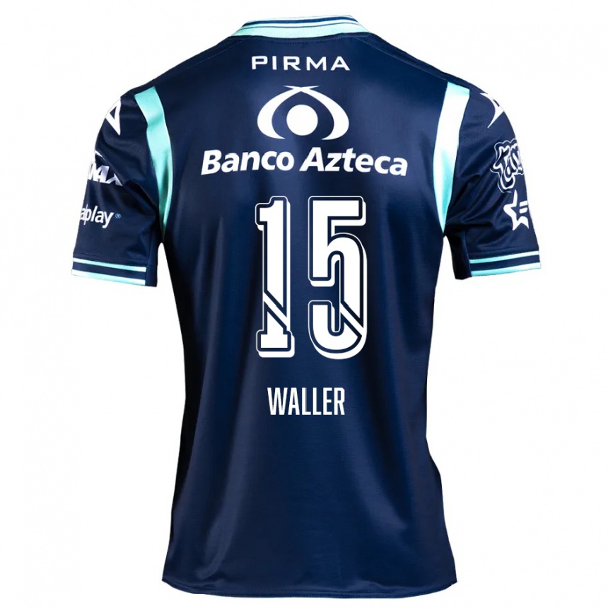 Vaikiškas Facundo Waller #15 Tamsiai Mėlyna Išvykos Marškinėliai 2024/25 T-Shirt