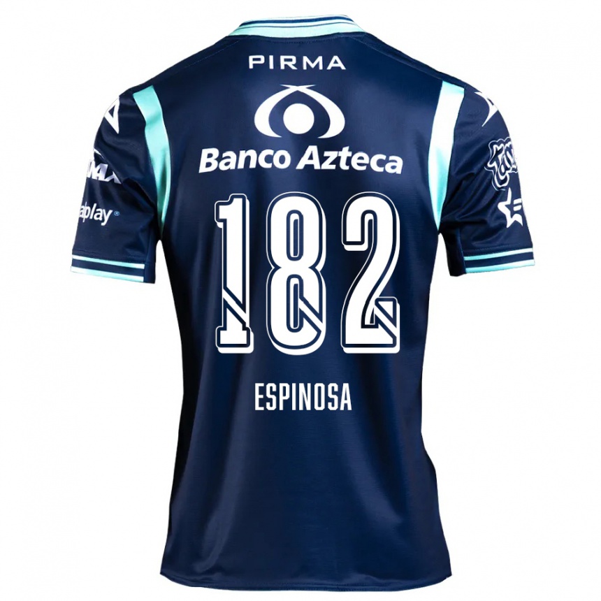 Vaikiškas Daniel Espinosa #182 Tamsiai Mėlyna Išvykos Marškinėliai 2024/25 T-Shirt