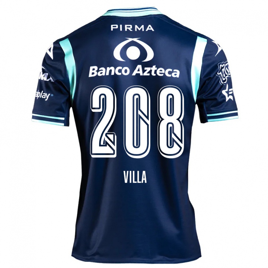 Vaikiškas Patrick Villa #208 Tamsiai Mėlyna Išvykos Marškinėliai 2024/25 T-Shirt