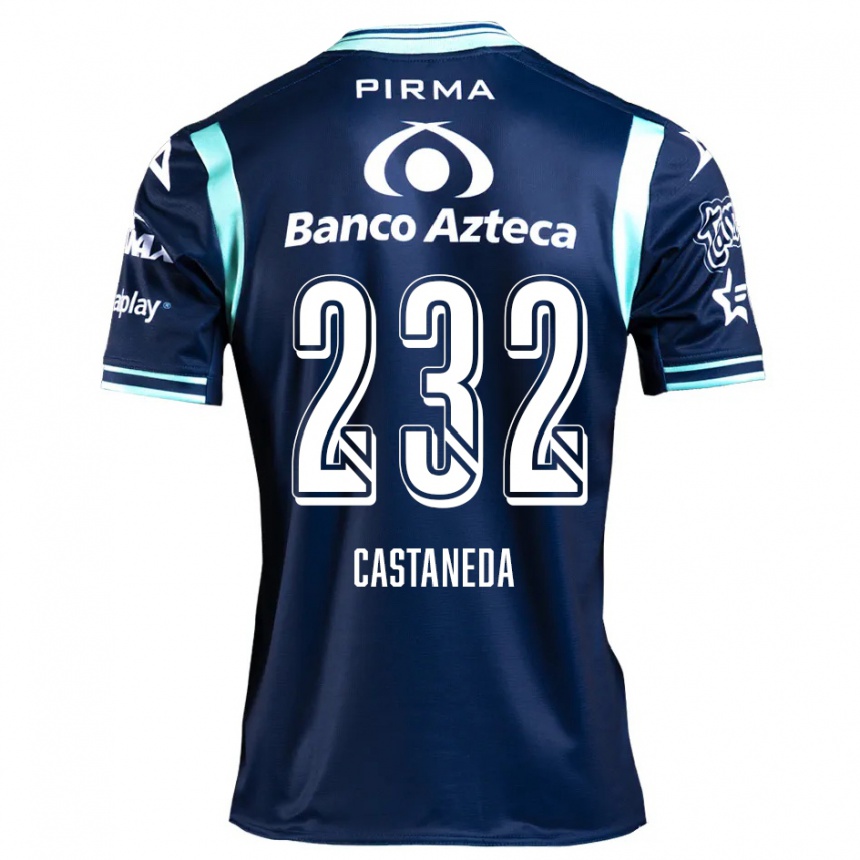 Vaikiškas Ángel Castañeda #232 Tamsiai Mėlyna Išvykos Marškinėliai 2024/25 T-Shirt