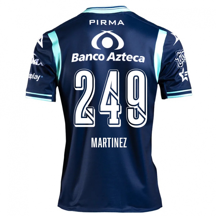 Vaikiškas Juan Martínez #249 Tamsiai Mėlyna Išvykos Marškinėliai 2024/25 T-Shirt