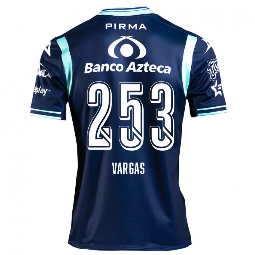 Vaikiškas Edwin Vargas #253 Tamsiai Mėlyna Išvykos Marškinėliai 2024/25 T-Shirt