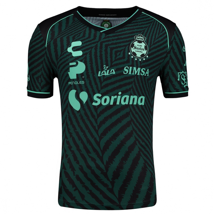 Vaikiškas Jesús Ocejo #0 Juoda Žalia Išvykos Marškinėliai 2024/25 T-Shirt