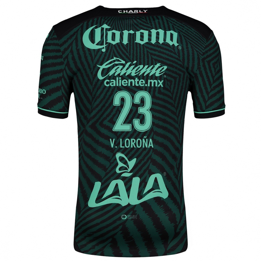 Vaikiškas Vladimir Loroña #23 Juoda Žalia Išvykos Marškinėliai 2024/25 T-Shirt