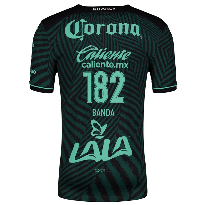 Vaikiškas Iker Banda #182 Juoda Žalia Išvykos Marškinėliai 2024/25 T-Shirt