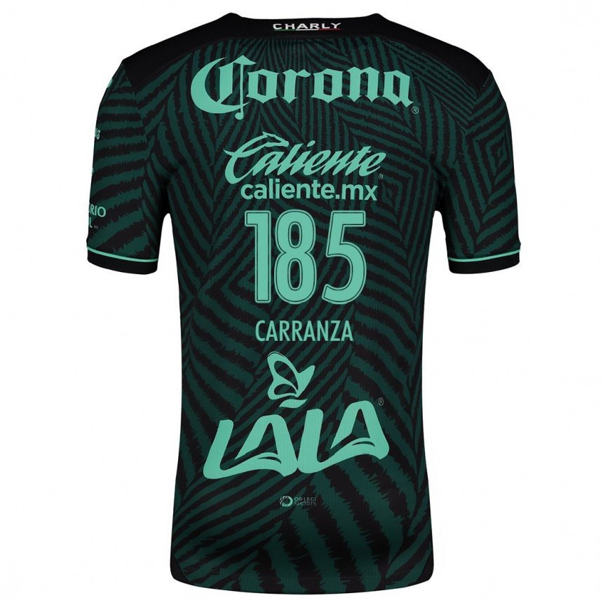 Vaikiškas Héctor Carranza #185 Juoda Žalia Išvykos Marškinėliai 2024/25 T-Shirt