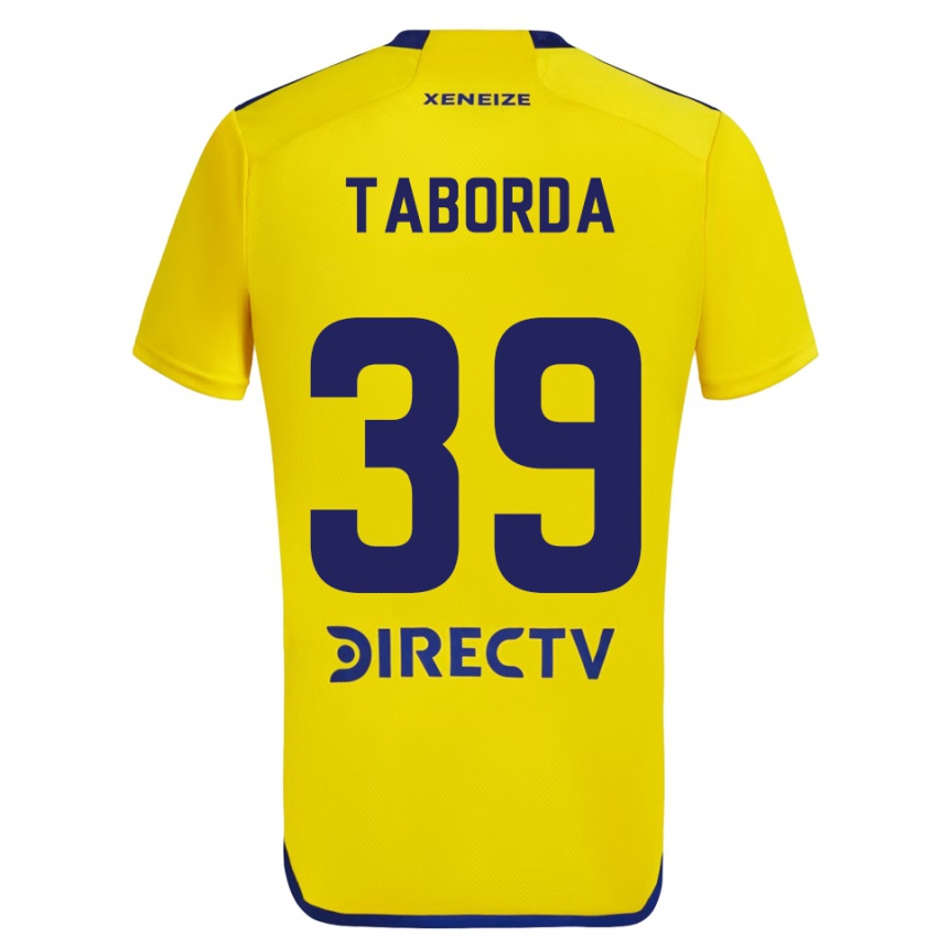 Vaikiškas Vicente Taborda #39 Geltona Mėlyna Išvykos Marškinėliai 2024/25 T-Shirt