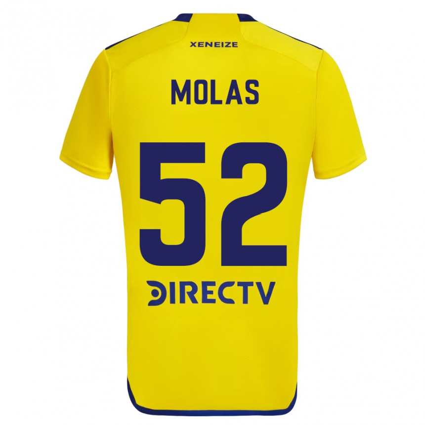 Vaikiškas Walter Molas #52 Geltona Mėlyna Išvykos Marškinėliai 2024/25 T-Shirt