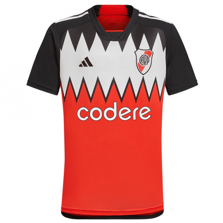 Vaikiškas Matías Kranevitter #5 Raudona Juoda Balta Išvykos Marškinėliai 2024/25 T-Shirt