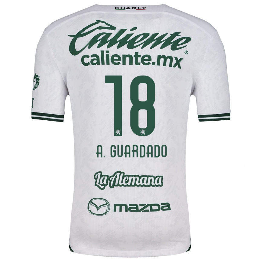 Vaikiškas Andrés Guardado #18 Balta Žalia Išvykos Marškinėliai 2024/25 T-Shirt