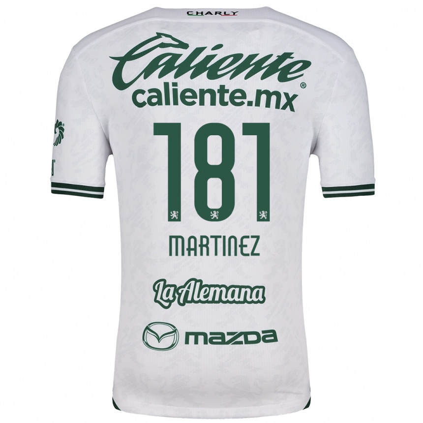 Vaikiškas Irving Martínez #181 Balta Žalia Išvykos Marškinėliai 2024/25 T-Shirt