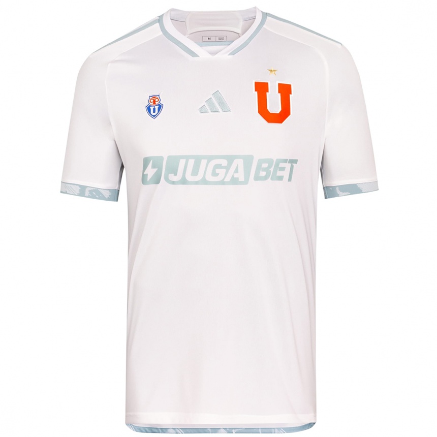 Vaikiškas Yonathan Andía #6 Balta Pilka Išvykos Marškinėliai 2024/25 T-Shirt