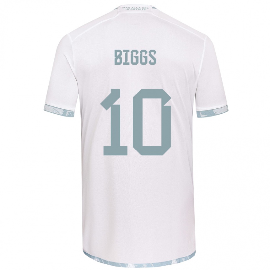 Vaikiškas Nicole Denise Fajre Biggs #10 Balta Pilka Išvykos Marškinėliai 2024/25 T-Shirt