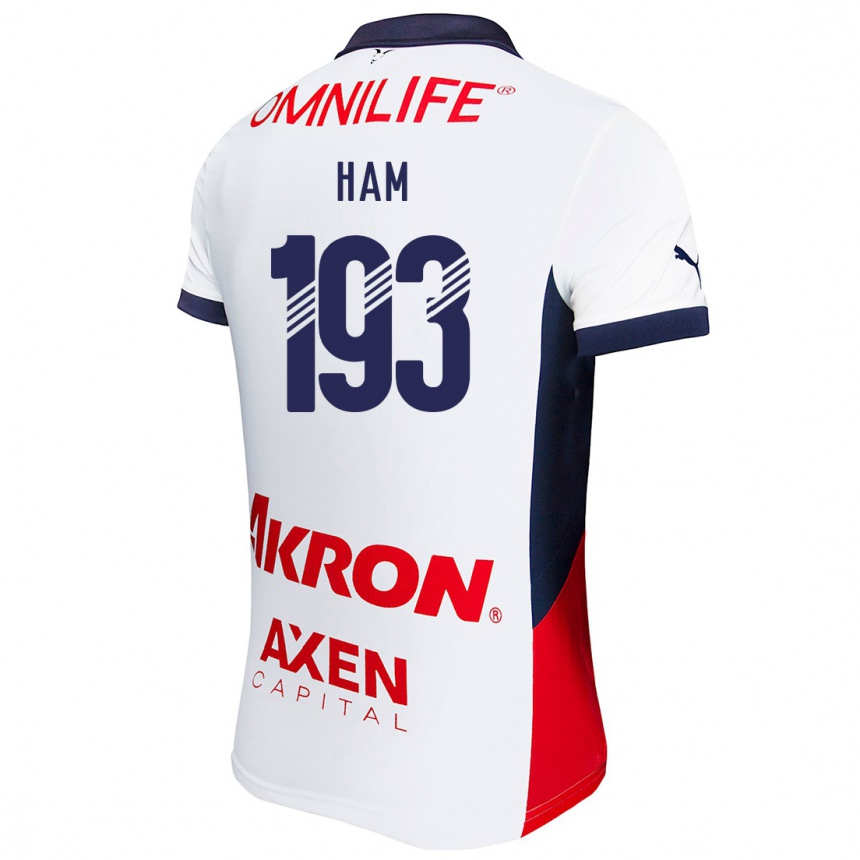 Vaikiškas Marioni Ham #193 Balta Raudona Mėlyna Išvykos Marškinėliai 2024/25 T-Shirt