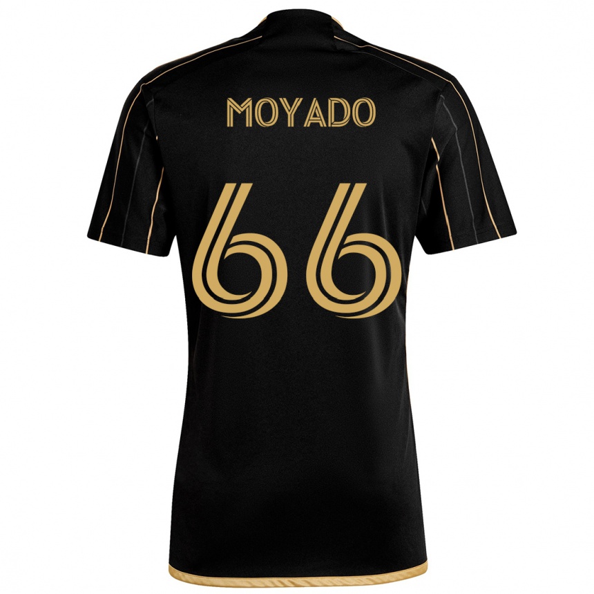 Vyrai Bryan Moyado #66 Juodas Auksas Namų Marškinėliai 2024/25 T-Shirt