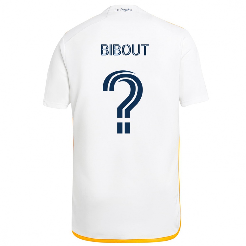 Vyrai Aaron Bibout #0 Balta Geltona Namų Marškinėliai 2024/25 T-Shirt