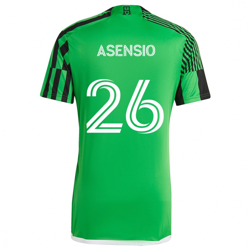 Vyrai Charlie Asensio #26 Žalia Juoda Namų Marškinėliai 2024/25 T-Shirt