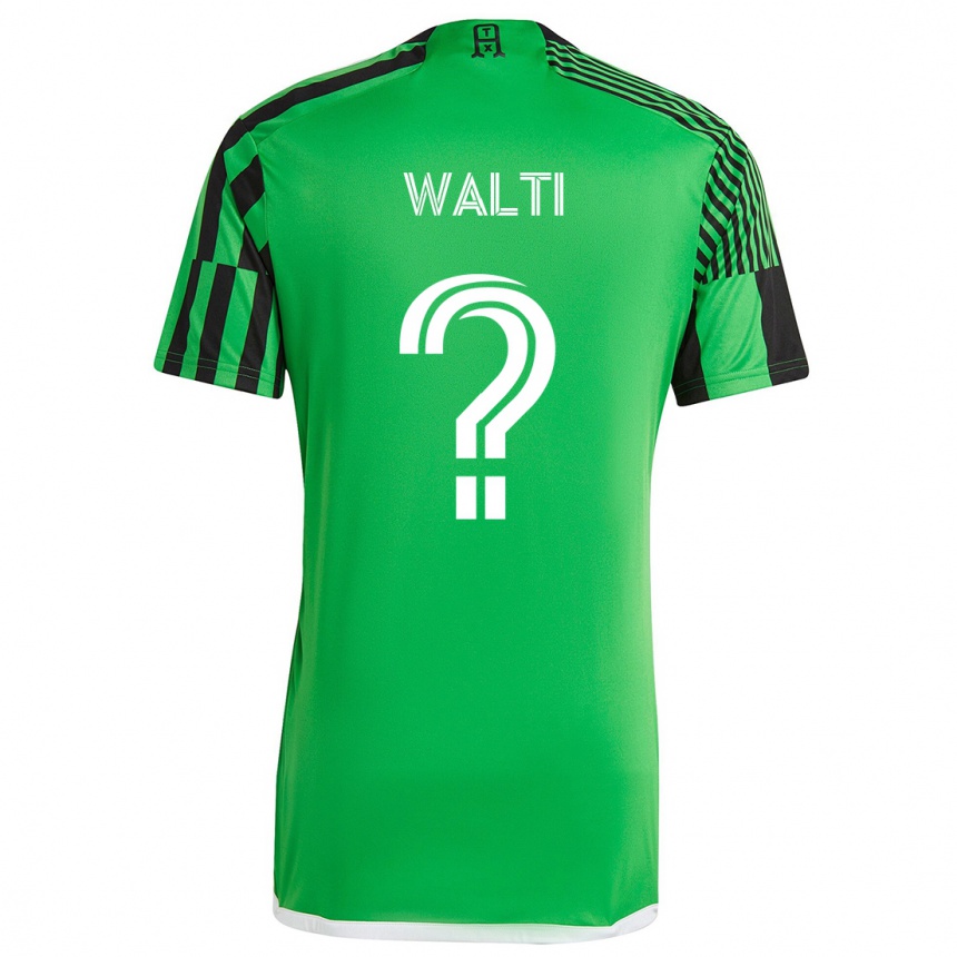 Vyrai Jackson Wälti #0 Žalia Juoda Namų Marškinėliai 2024/25 T-Shirt