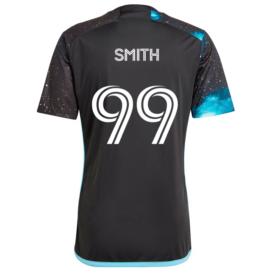 Vyrai Jordan Adebayo-Smith #99 Juoda Mėlyna Namų Marškinėliai 2024/25 T-Shirt