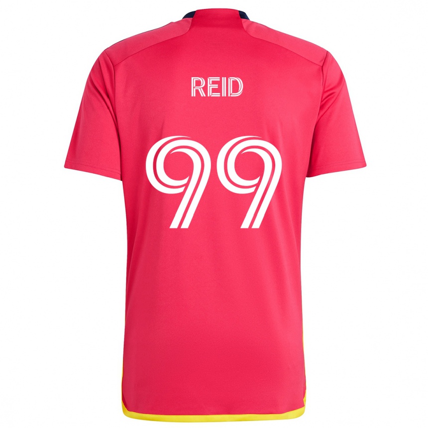 Vyrai Jayden Reid #99 Raudona Melyna Namų Marškinėliai 2024/25 T-Shirt