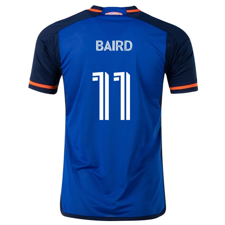 Vyrai Corey Baird #11 Mėlyna Balta Namų Marškinėliai 2024/25 T-Shirt