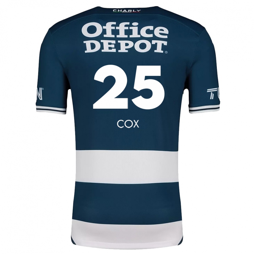 Vyrai Marta Cox #25 Mėlyna Balta Namų Marškinėliai 2024/25 T-Shirt