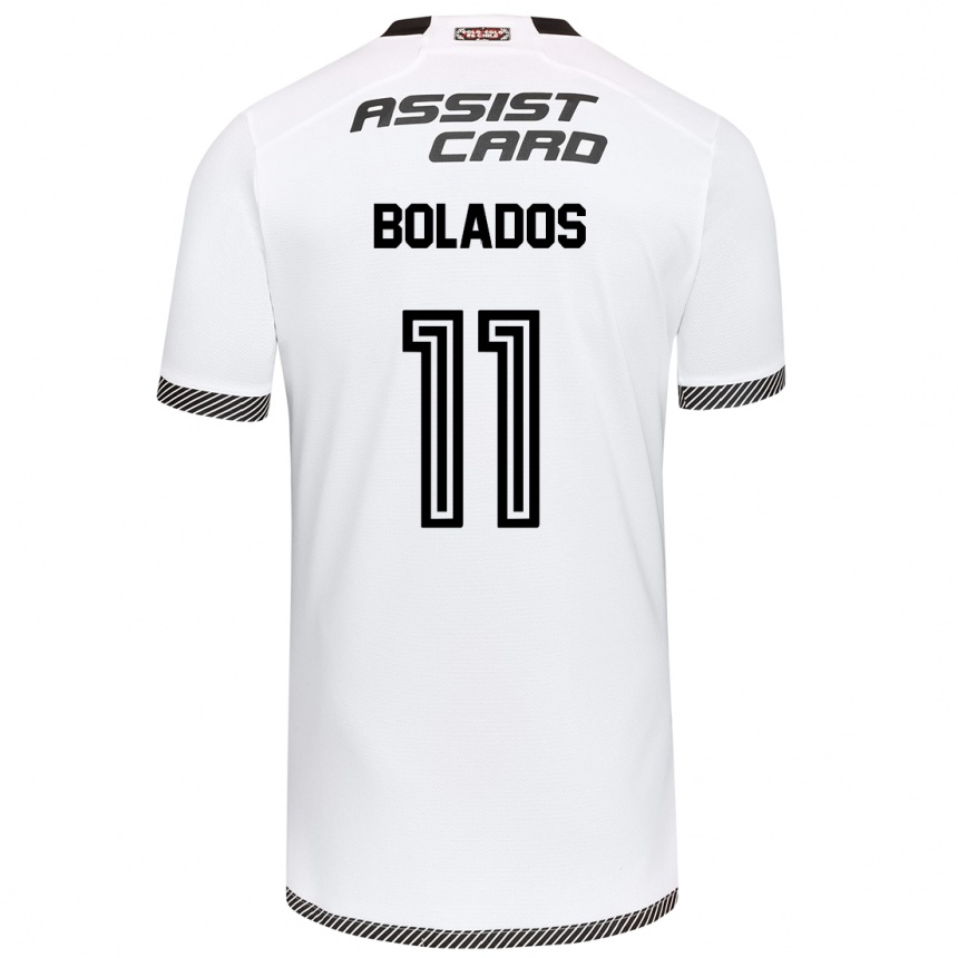 Vyrai Marcos Bolados #11 Balta Juoda Namų Marškinėliai 2024/25 T-Shirt