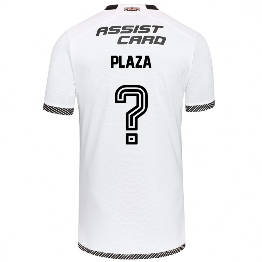 Vyrai Diego Plaza #0 Balta Juoda Namų Marškinėliai 2024/25 T-Shirt