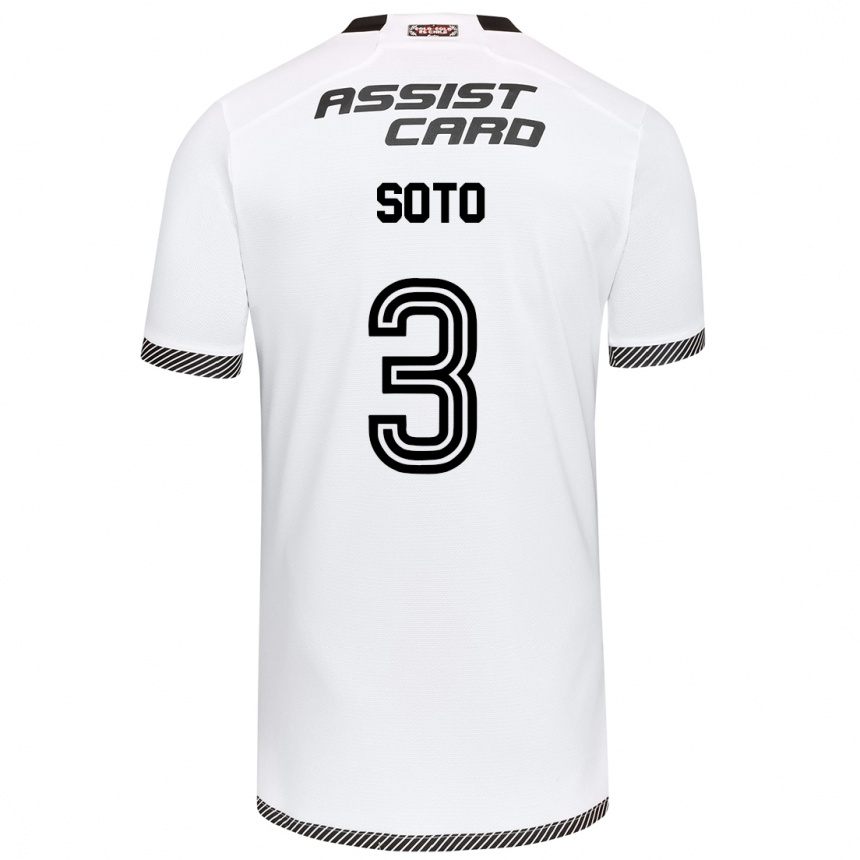 Vyrai Rocío Soto #3 Balta Juoda Namų Marškinėliai 2024/25 T-Shirt