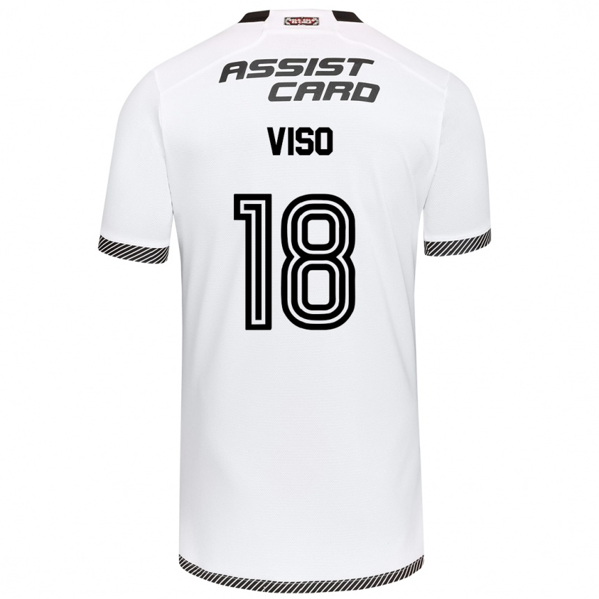 Vyrai Ysaura Viso #18 Balta Juoda Namų Marškinėliai 2024/25 T-Shirt