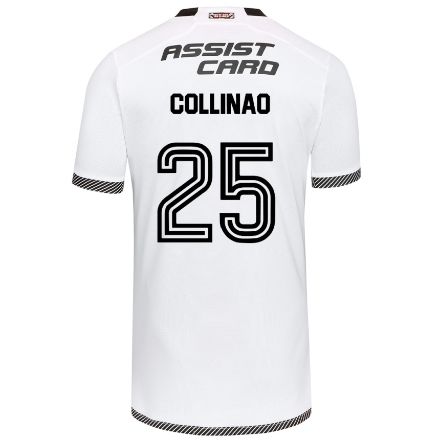 Vyrai Margarita Collinao #25 Balta Juoda Namų Marškinėliai 2024/25 T-Shirt