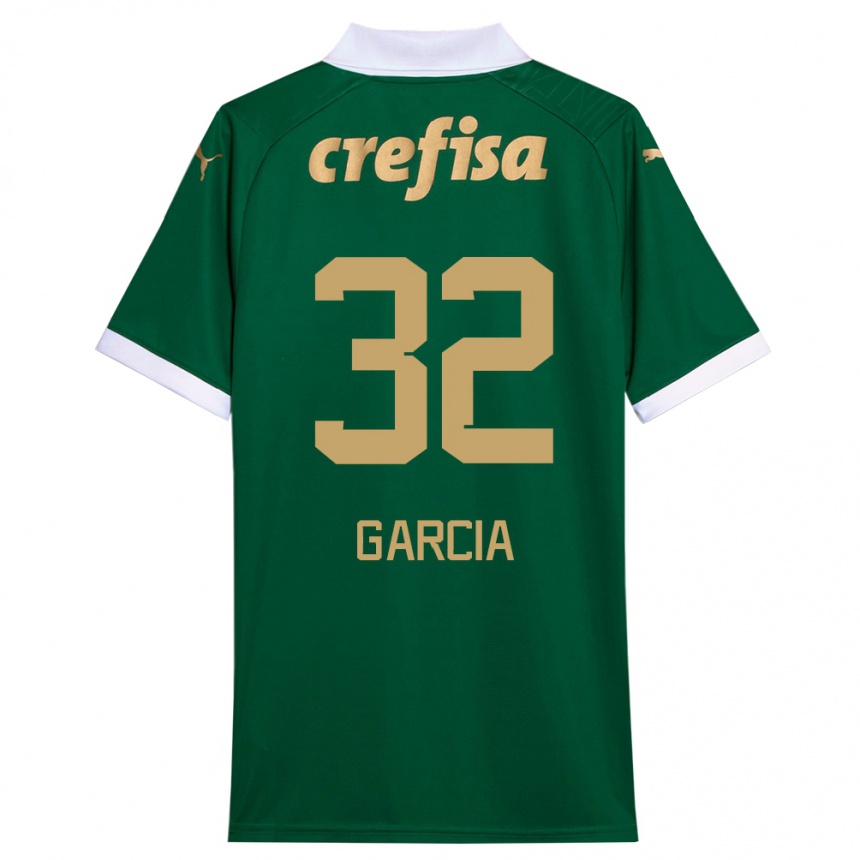 Vyrai Garcia #32 Žalia Balta Namų Marškinėliai 2024/25 T-Shirt