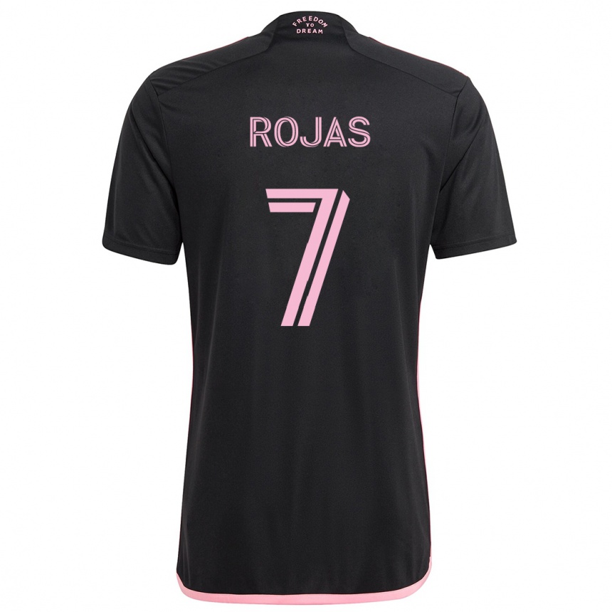 Vyrai Matías Rojas #7 Juoda Išvykos Marškinėliai 2024/25 T-Shirt