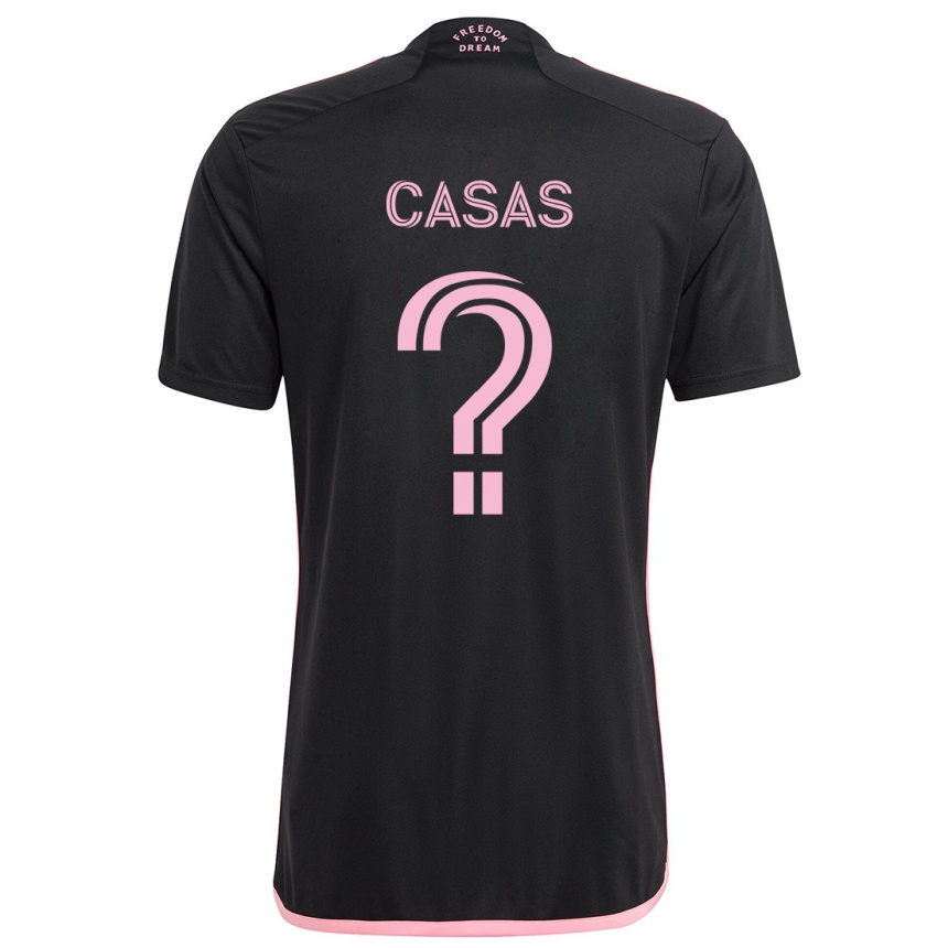 Vyrai André Casas #0 Juoda Išvykos Marškinėliai 2024/25 T-Shirt