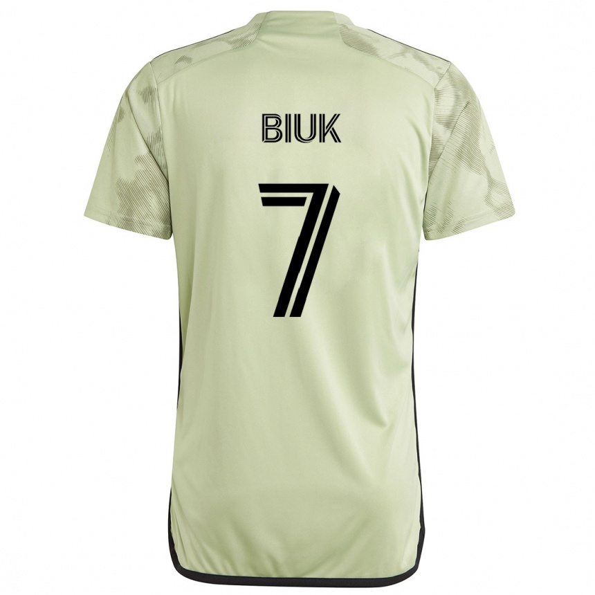 Vyrai Stipe Biuk #7 Šviesiai Žalia Išvykos Marškinėliai 2024/25 T-Shirt