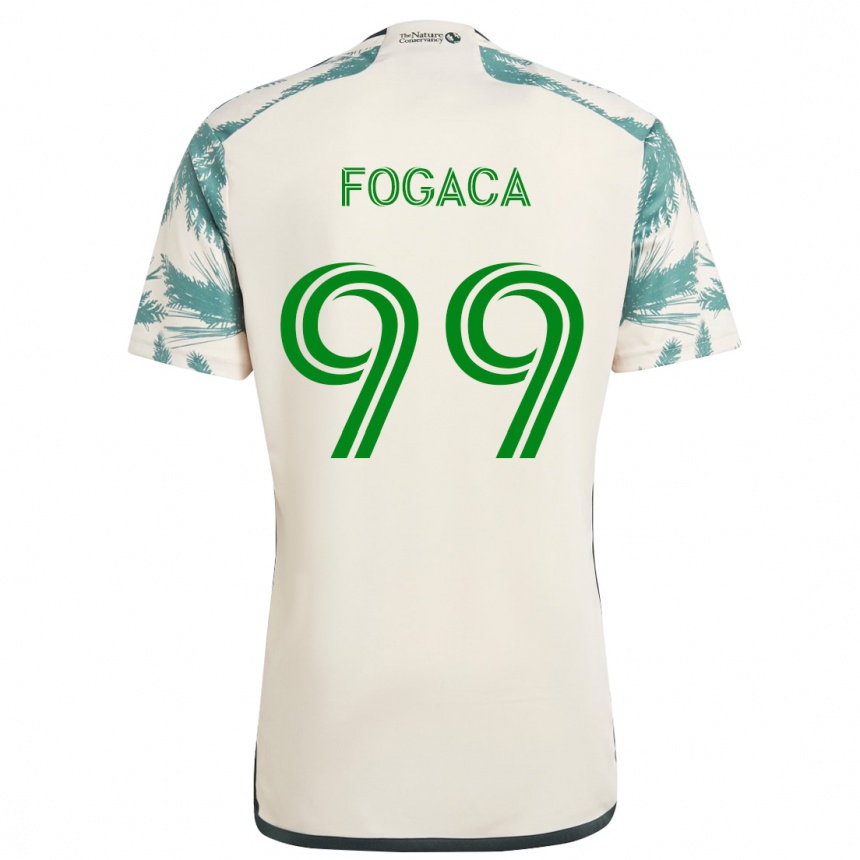 Vyrai Nathan Fogaça #99 Smėlio Ruda Išvykos Marškinėliai 2024/25 T-Shirt