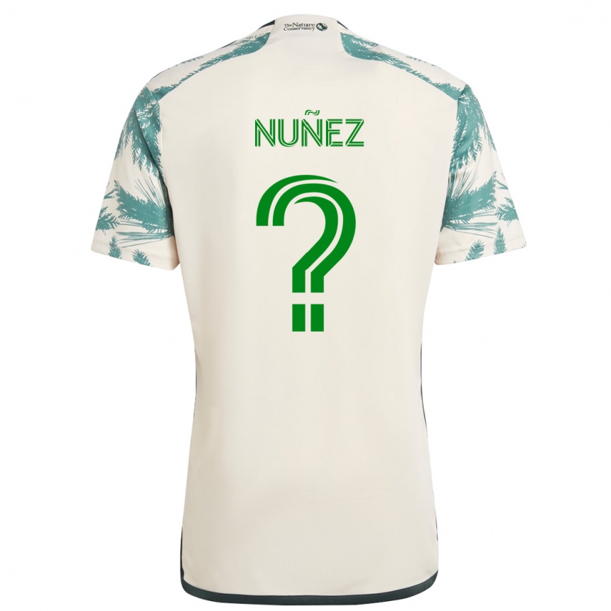 Vyrai Daniel Nuñez #0 Smėlio Ruda Išvykos Marškinėliai 2024/25 T-Shirt