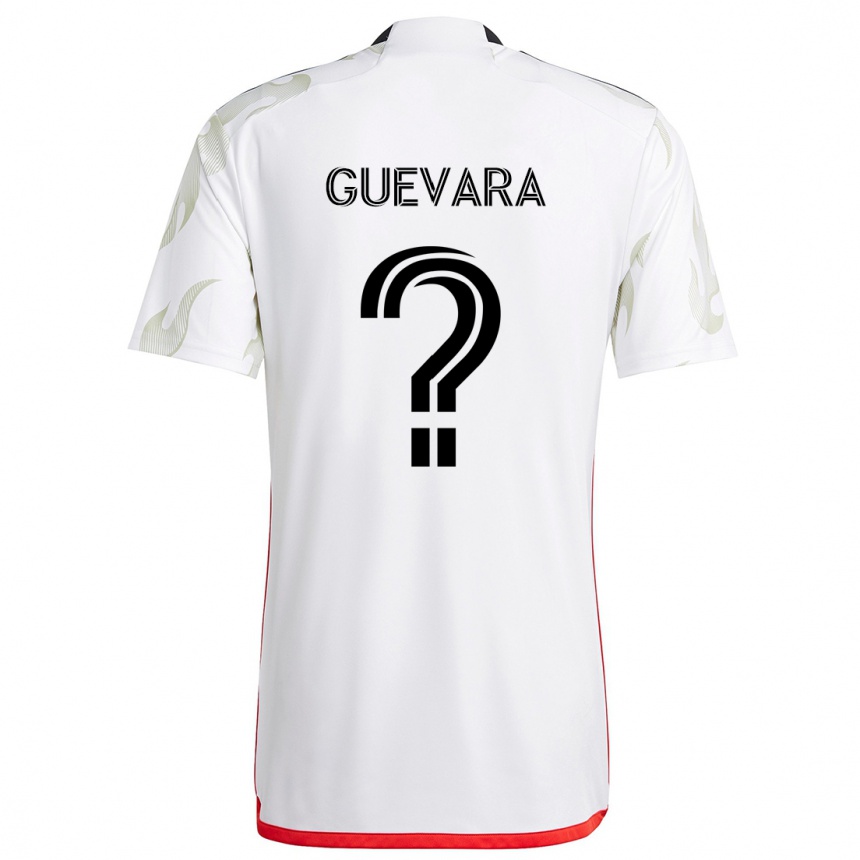 Vyrai Sammy Guevara #0 Balta Raudona Juoda Išvykos Marškinėliai 2024/25 T-Shirt