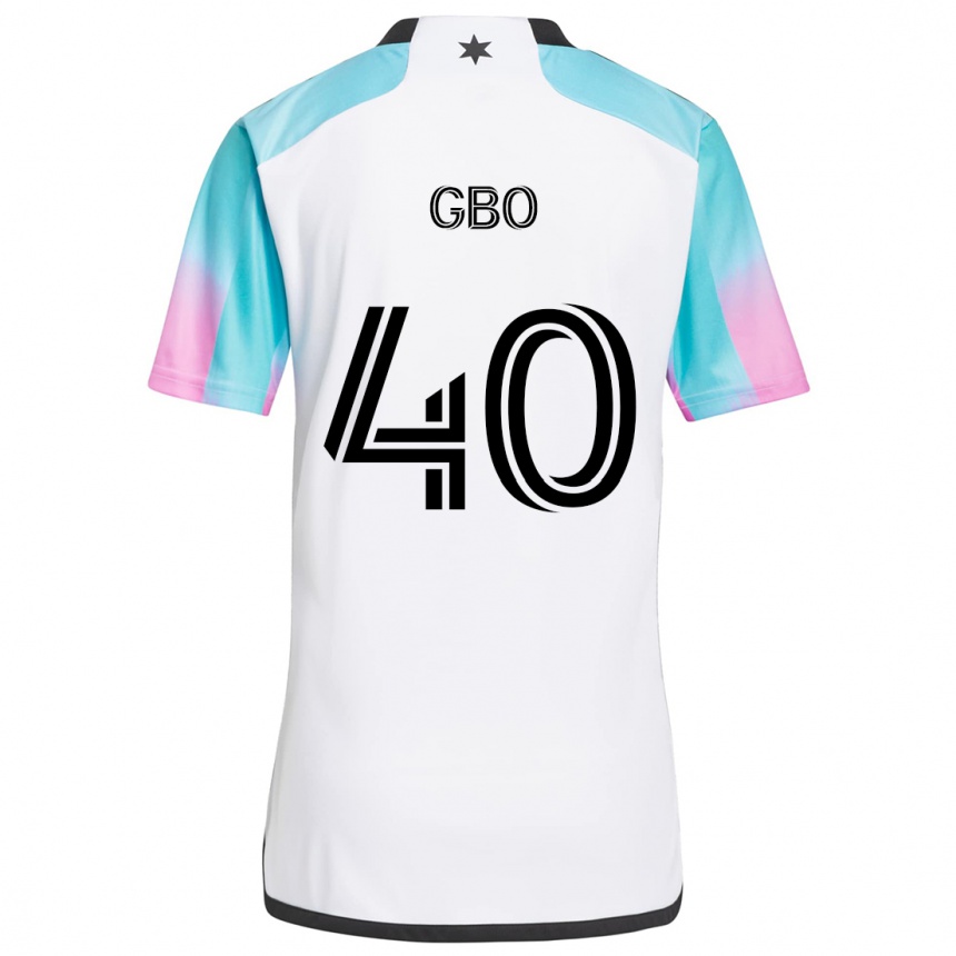 Vyrai Cedrik Gbo #40 Balta Mėlyna Juoda Išvykos Marškinėliai 2024/25 T-Shirt