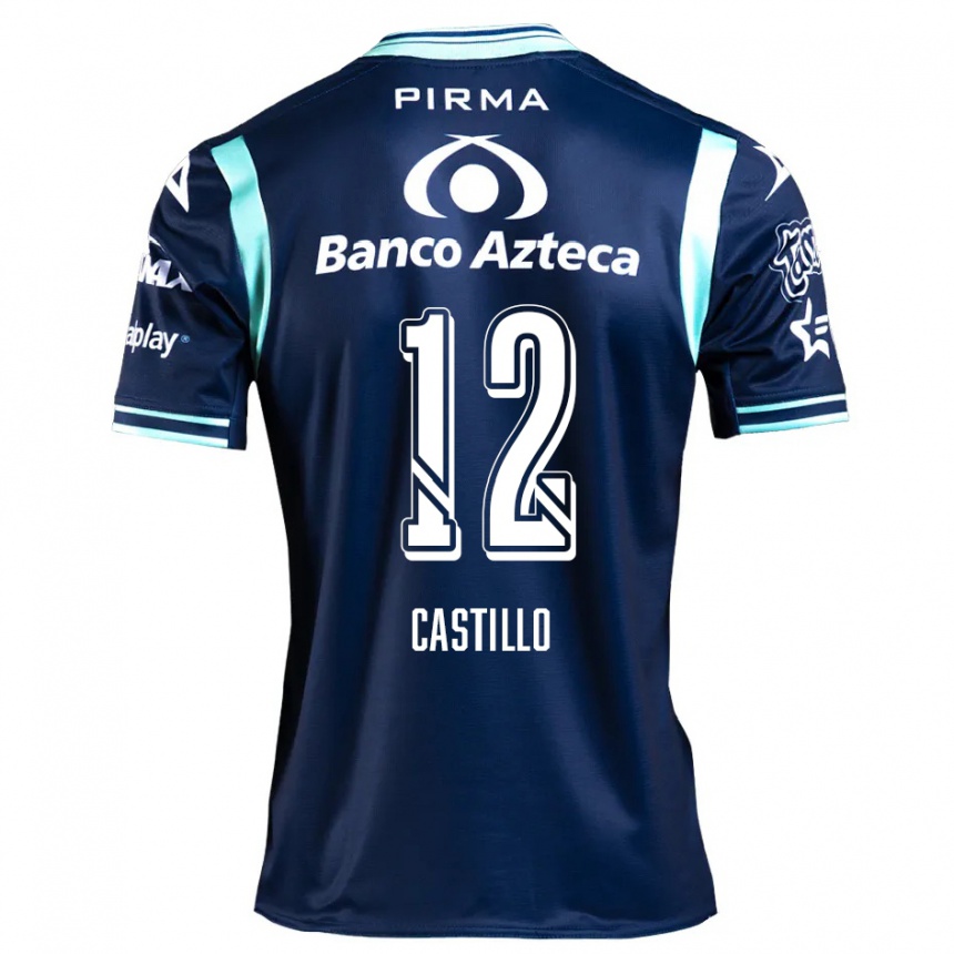 Vyrai Raúl Castillo #12 Tamsiai Mėlyna Išvykos Marškinėliai 2024/25 T-Shirt