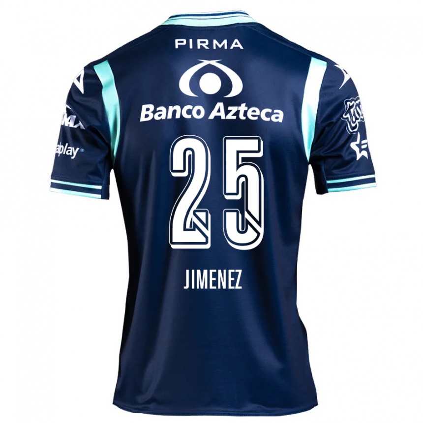 Vyrai Miguel Jiménez #25 Tamsiai Mėlyna Išvykos Marškinėliai 2024/25 T-Shirt