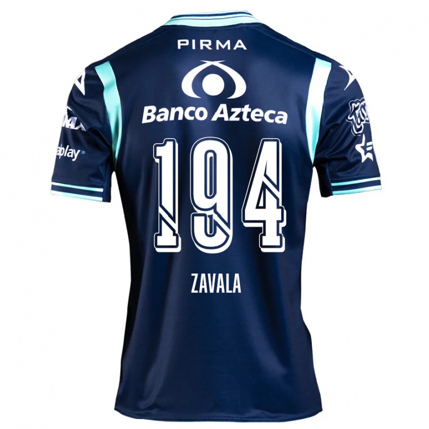 Vyrai Arath Zavala #194 Tamsiai Mėlyna Išvykos Marškinėliai 2024/25 T-Shirt