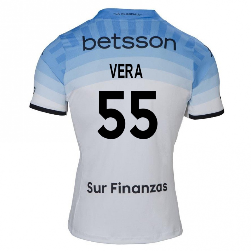 Vyrai Santino Vera #55 Balta Mėlyna Juoda Išvykos Marškinėliai 2024/25 T-Shirt