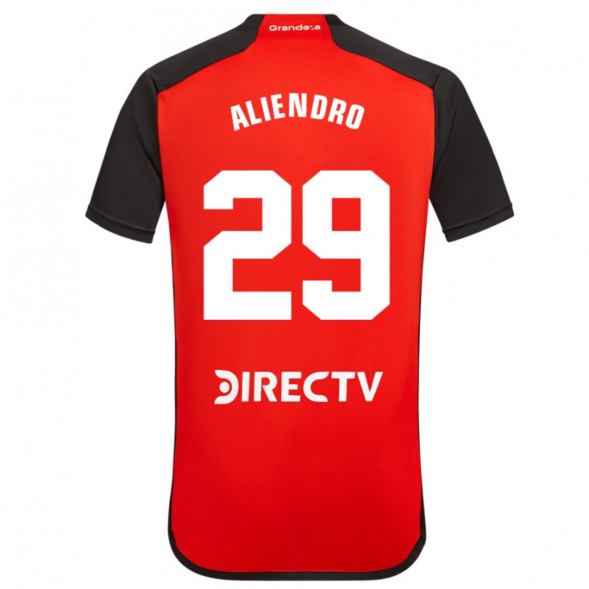 Vyrai Rodrigo Aliendro #29 Raudona Juoda Balta Išvykos Marškinėliai 2024/25 T-Shirt