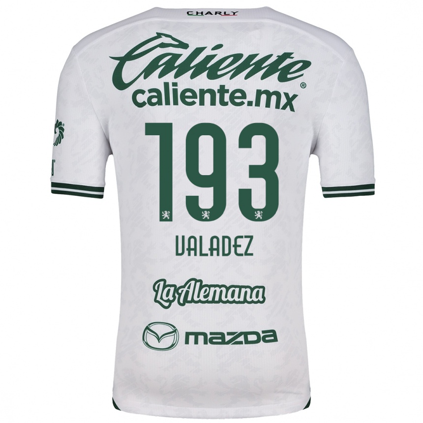 Vyrai Luis Valadez #193 Balta Žalia Išvykos Marškinėliai 2024/25 T-Shirt